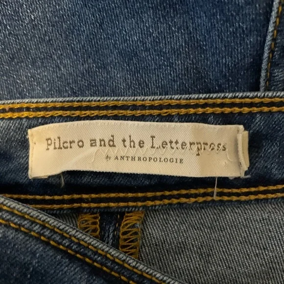 Pilcro & the Letterpress by Anthropologie High Rise Bootcut Jeans Size 28 - Picture 8 of 16